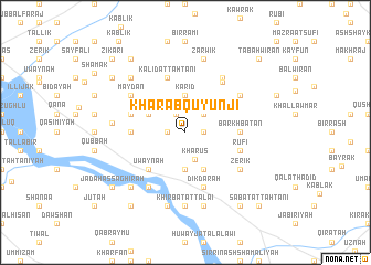 map of Kharāb Qūyūnjī
