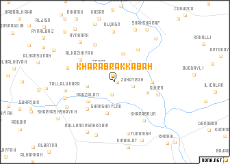 map of Kharāb Rakkābah