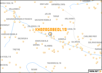 map of Kharagāb-e ‘Olyā