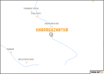 map of Khara-Guzhatka