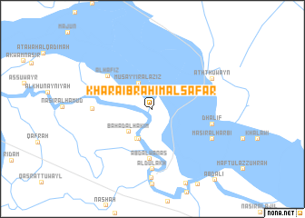 map of Kharāʼib Raḩīm Āl Safar