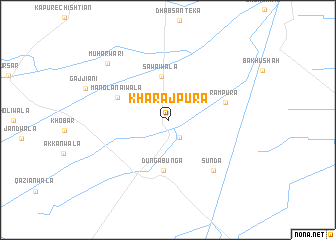 map of Kharājpura