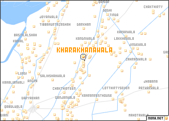 map of Kharakhānawāla