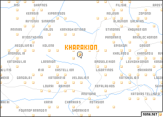 map of Kharákion