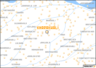 map of Khārakwāli