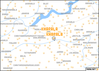 map of Kharāla