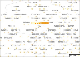 map of Khara Ndiak