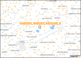 map of Kharar Lāhauri Chandwāla