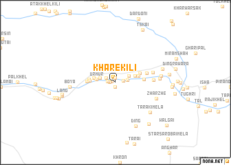 map of Khare Kili