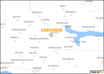 map of Kharinovo