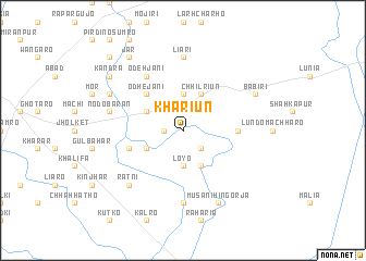 map of Khāriun