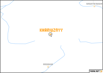 map of Khariuznyy