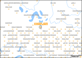 map of Khārjān