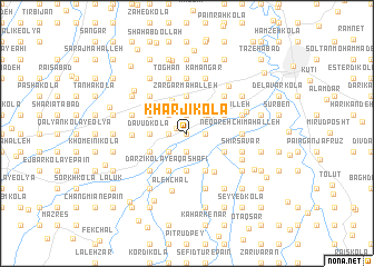 map of Kharjī Kolā