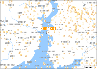 map of Khār Kot