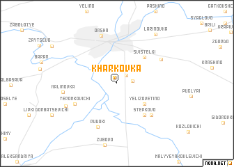 map of Kharʼkovka