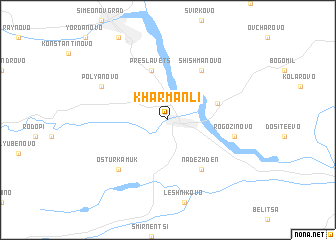 map of Kharmanli