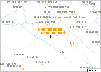 map of Khar Mordeh
