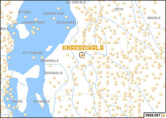 map of Kharoriwāla