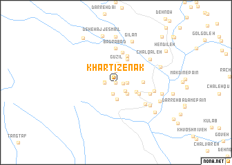 map of Khartīzenak