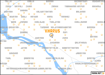 map of Kharūs