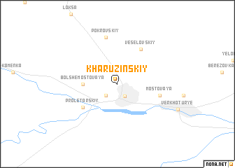 map of Kharuzinskiy