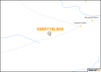 map of Kharyyalakh