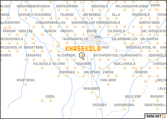 map of Khāşekolā