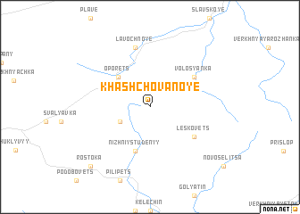 map of Khashchovanoye