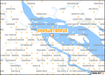 map of Khās Jayānpur