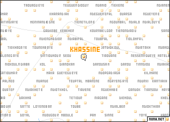 map of Khassine