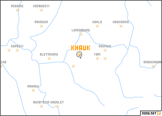 map of Khauk