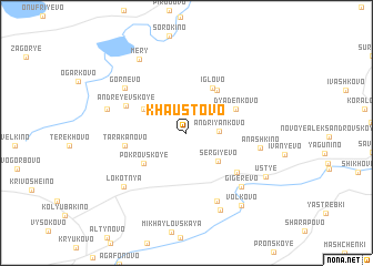 map of Khaustovo