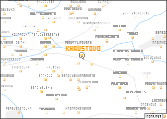 map of Khaustovo