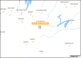 map of Khavāş Kūh