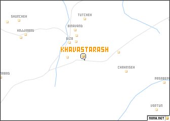 map of Khavāş Tarāsh