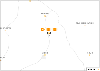 map of Khāwaria