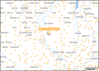 map of Khawāspur