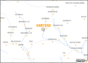 map of Khāyesk