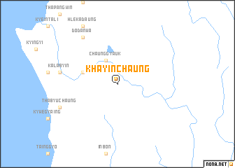 map of Khayinchaung