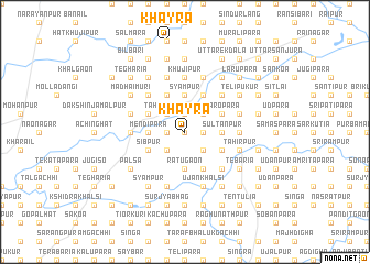 map of Khayra