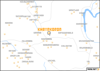 map of Khayrkoron