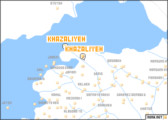 map of Khaz‘alīyeh