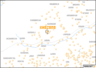 map of Khazāna