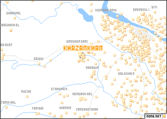 map of Khazan Khān