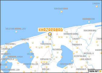 map of Khazarābād