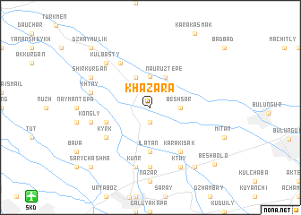 map of Khazara