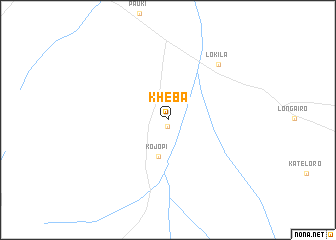 map of Kheba