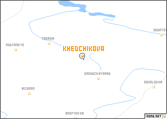 map of (( Khedchikova ))