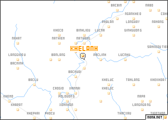 map of Khê Lanh